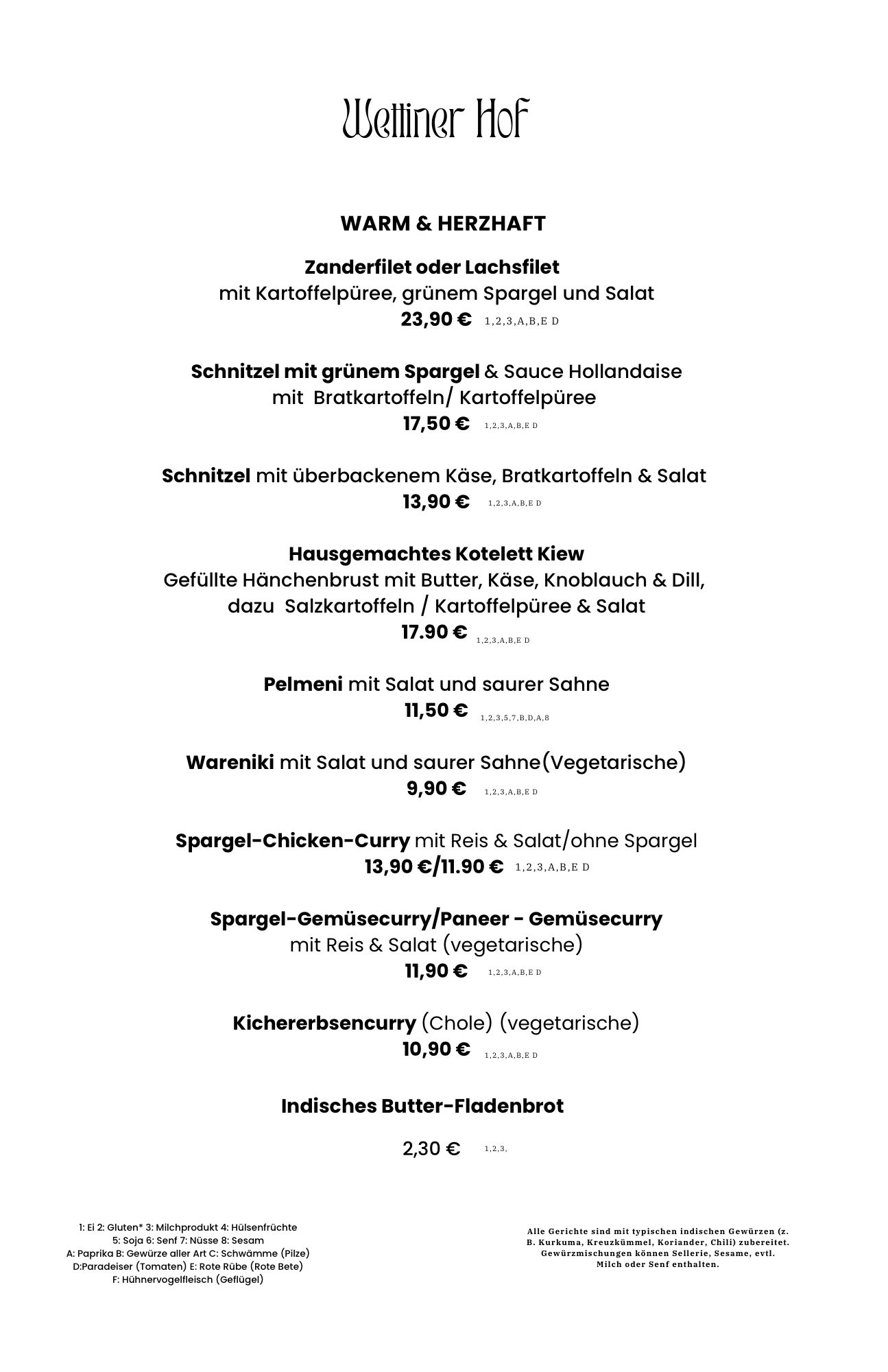Mittagessen